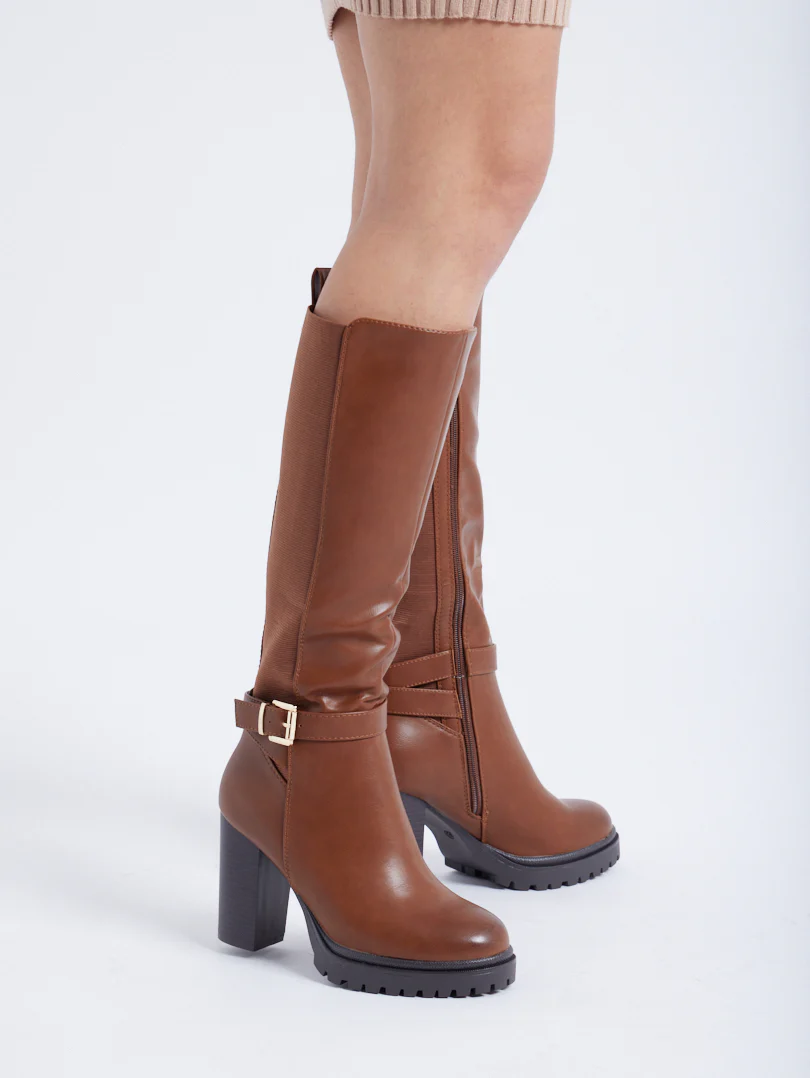 Bottes à talons semelles crantées - Image 10