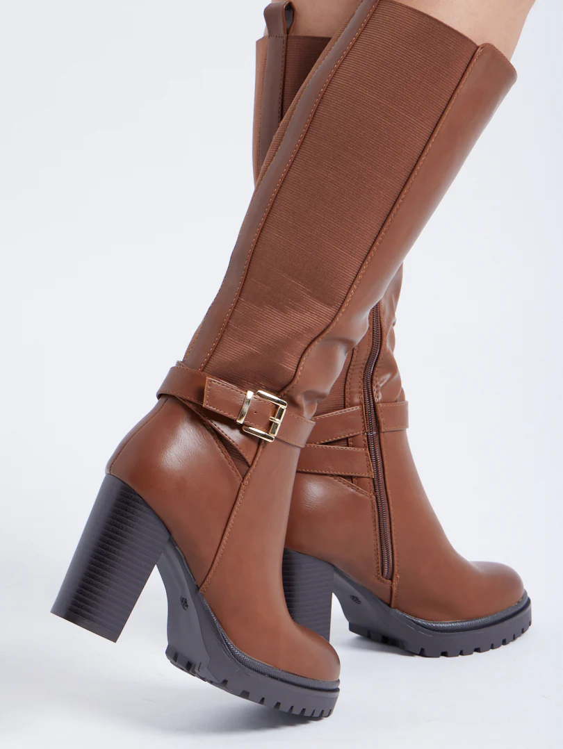 Bottes à talons semelles crantées - Image 11