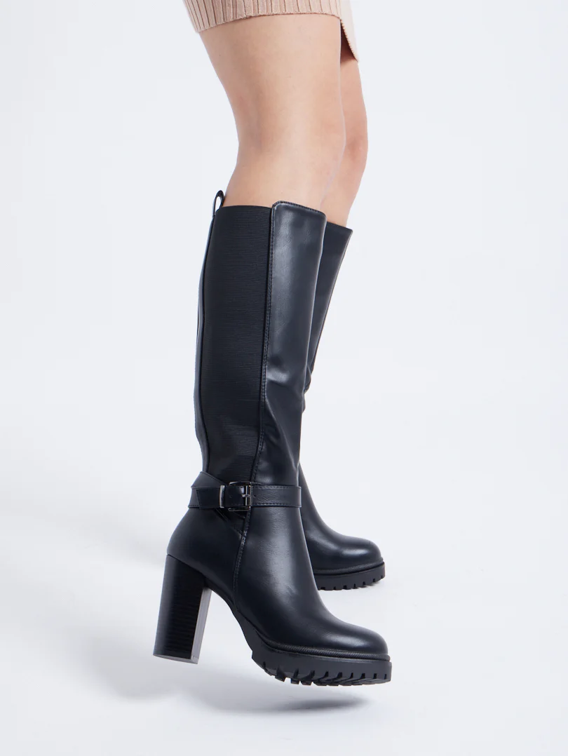 Bottes à talons semelles crantées - Image 12
