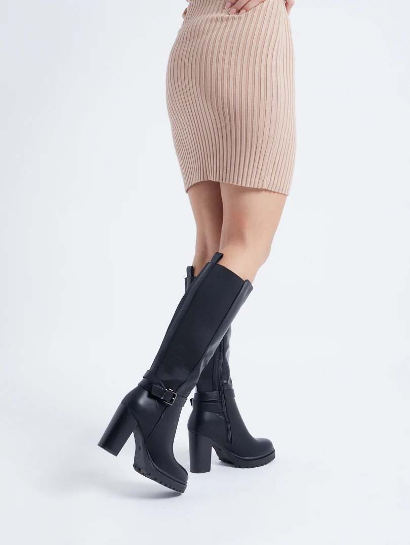Bottes à talons semelles crantées - Image 3