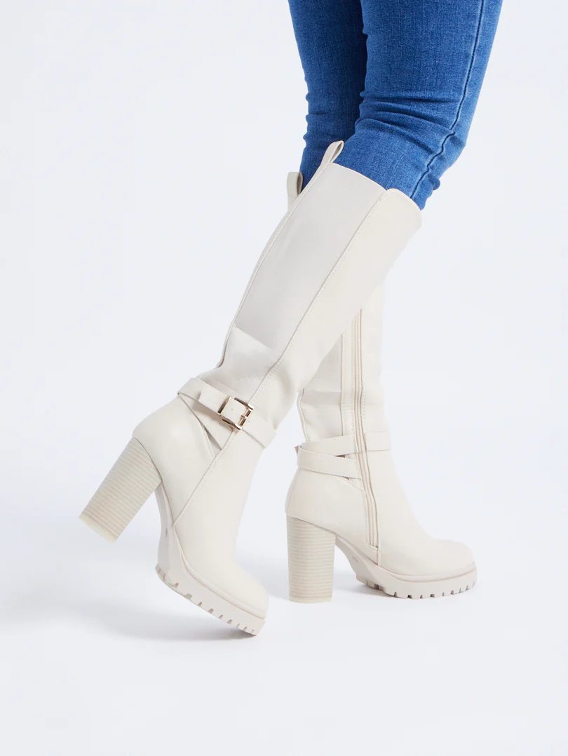Bottes à talons semelles crantées - Image 4