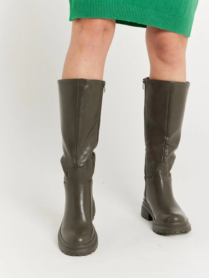 Bottes biker en smili cuir - Image 10