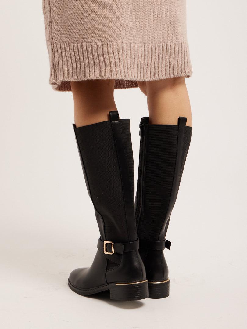 Bottes cavalières bi matière - Image 11