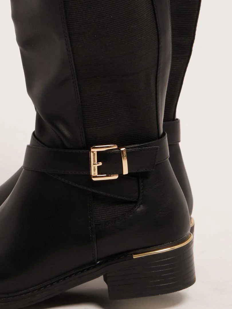 Bottes cavalières bi matière - Image 12