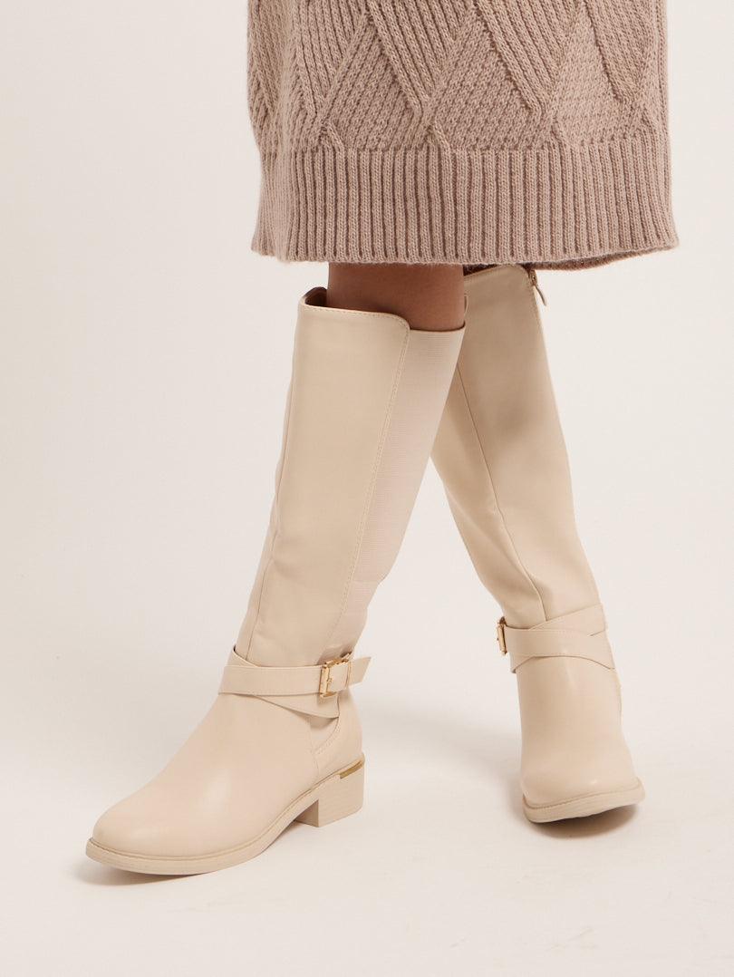 Bottes cavalières bi matière - Image 2