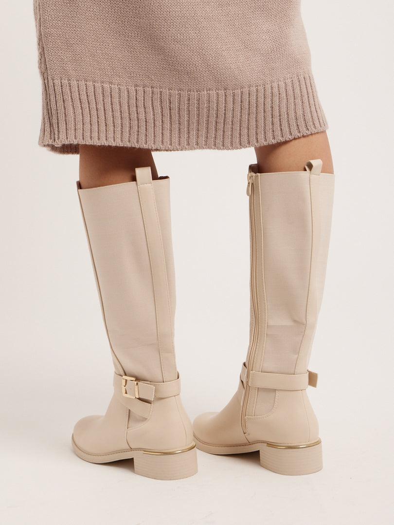Bottes cavalières bi matière - Image 3