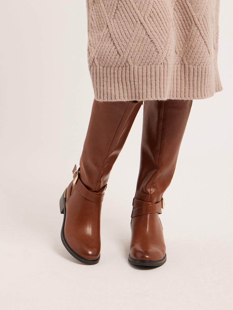 Bottes cavalières bi matière - Image 5