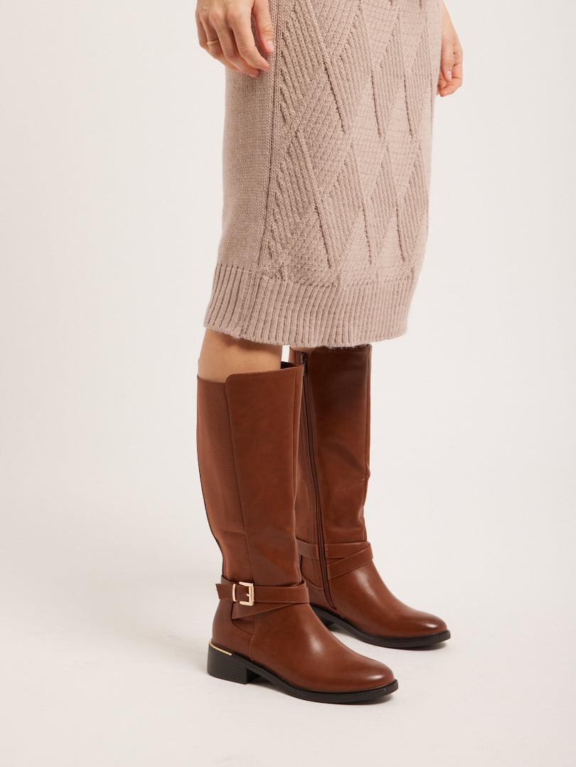 Bottes cavalières bi matière - Image 7