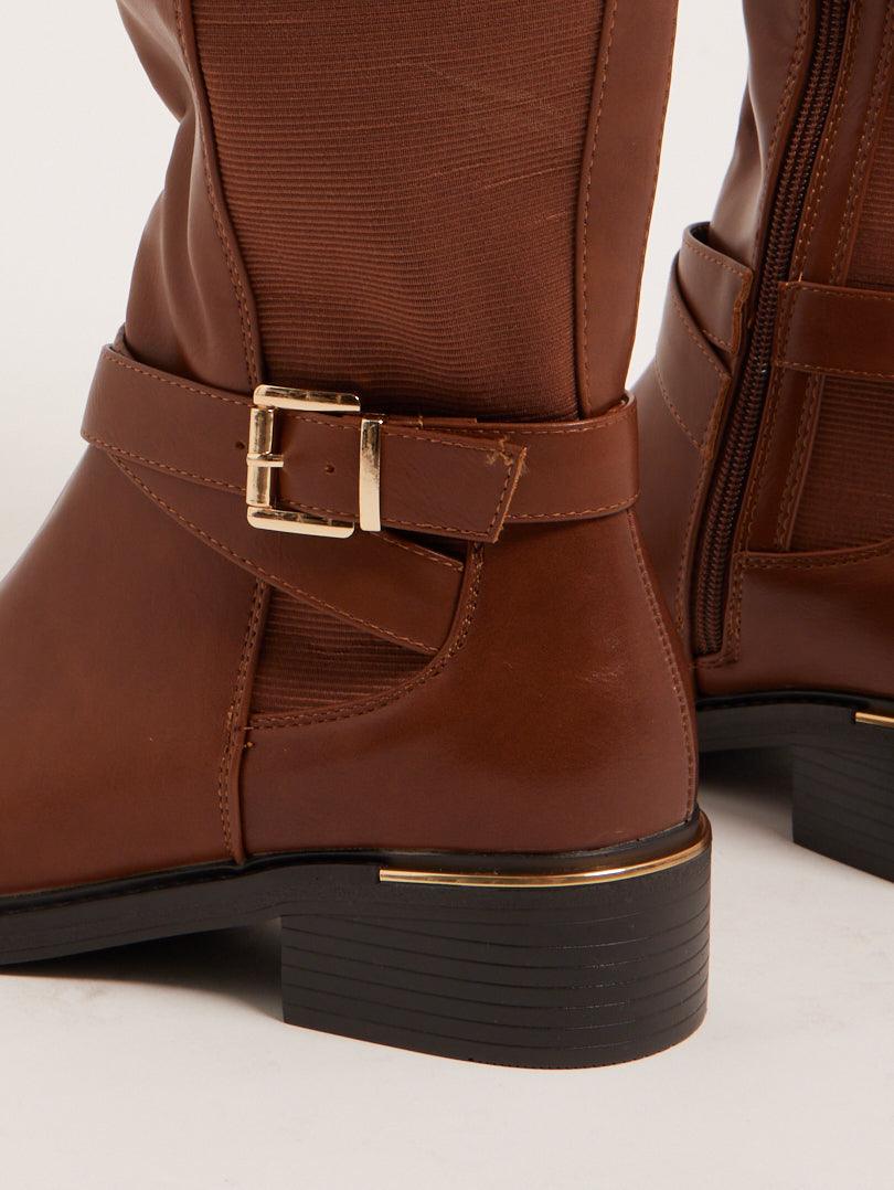 Bottes cavalières bi matière - Image 8