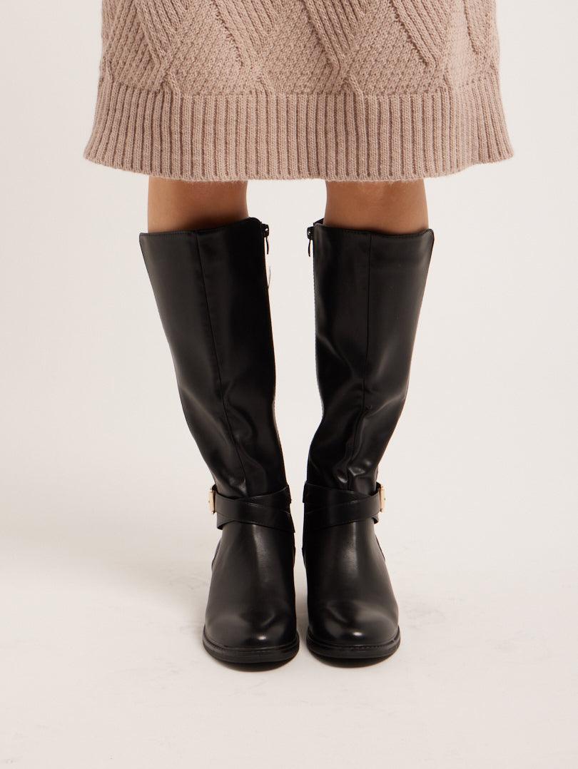 Bottes cavalières bi matière - Image 9