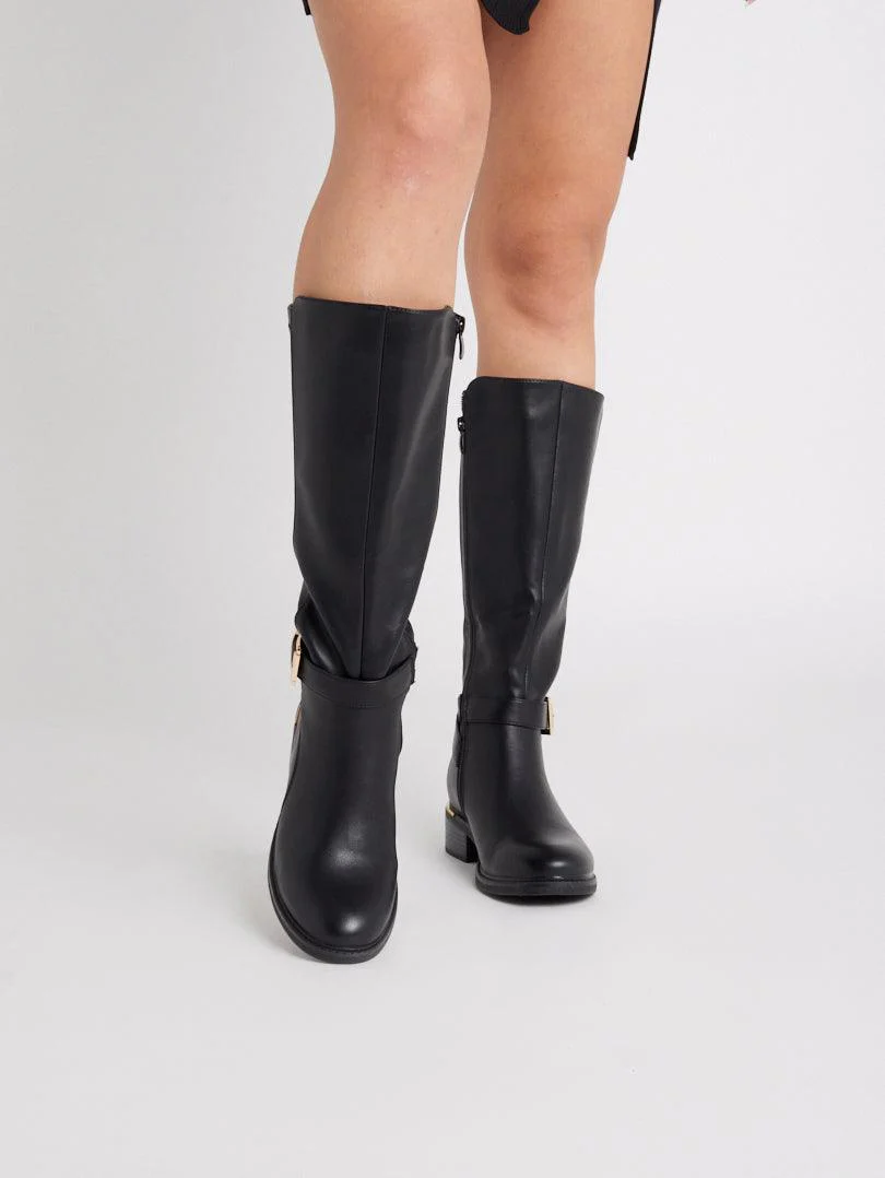 Bottes cavalières bi matières - Image 6