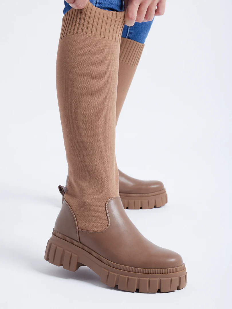 Bottes chaussettes bi matières - Image 2