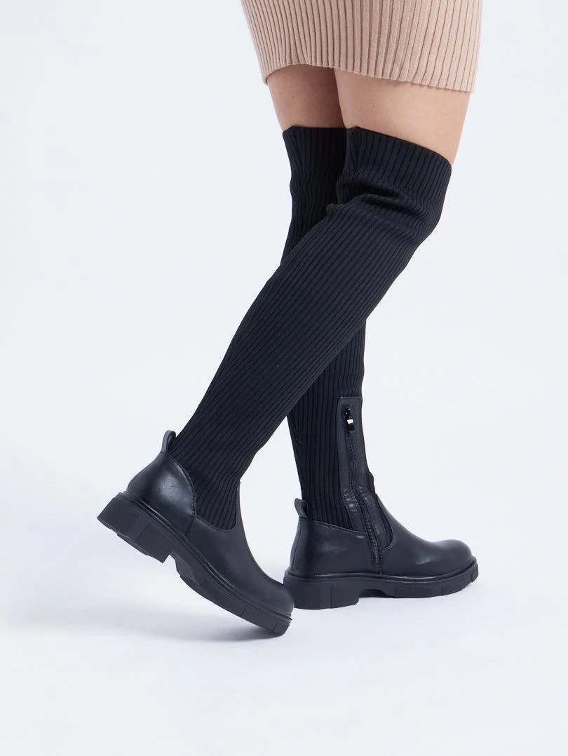 Bottes cuissardes chaussettes - Image 7
