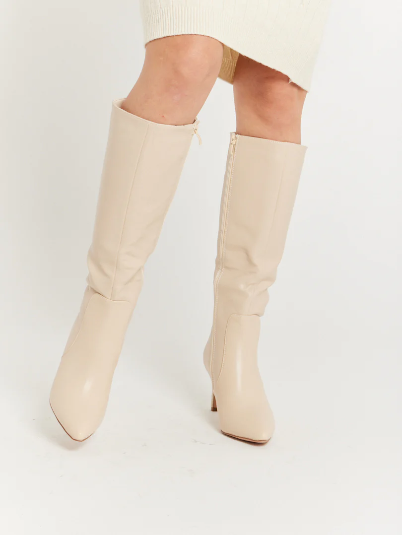 Bottes en simili cuir talons aiguilles - Image 7