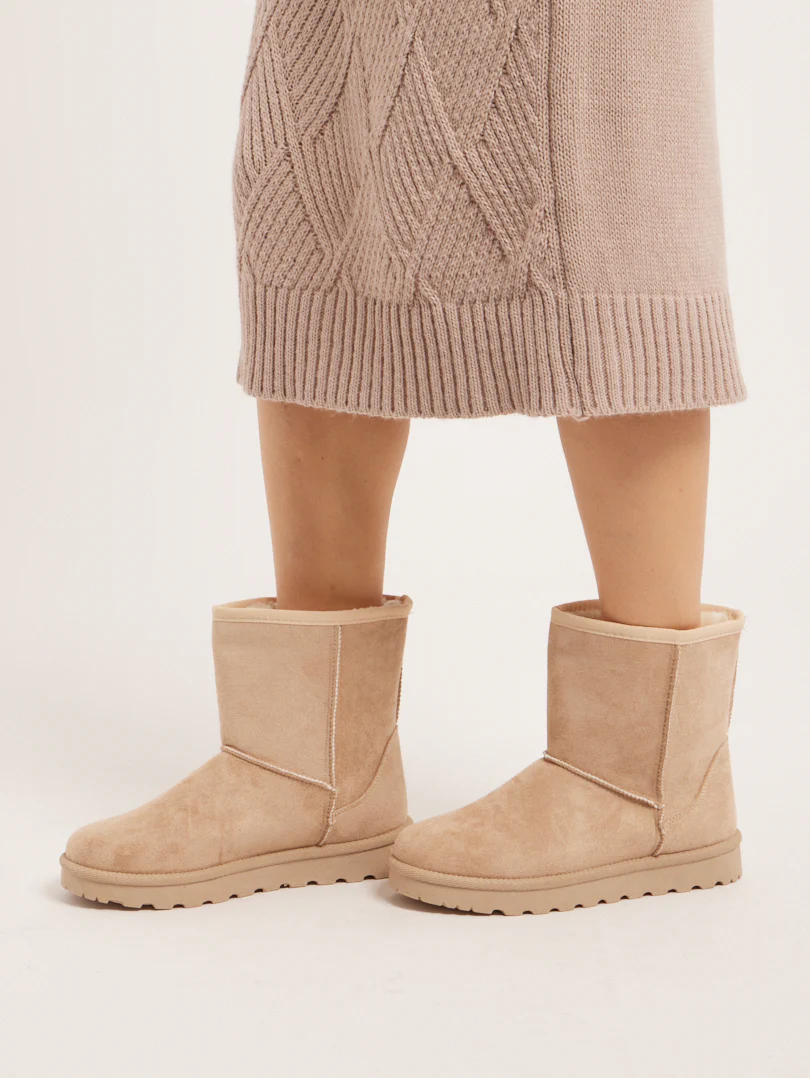 Bottes fourées mi hautes