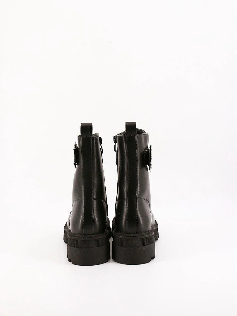 Bottines à empiecement argenté - Image 8