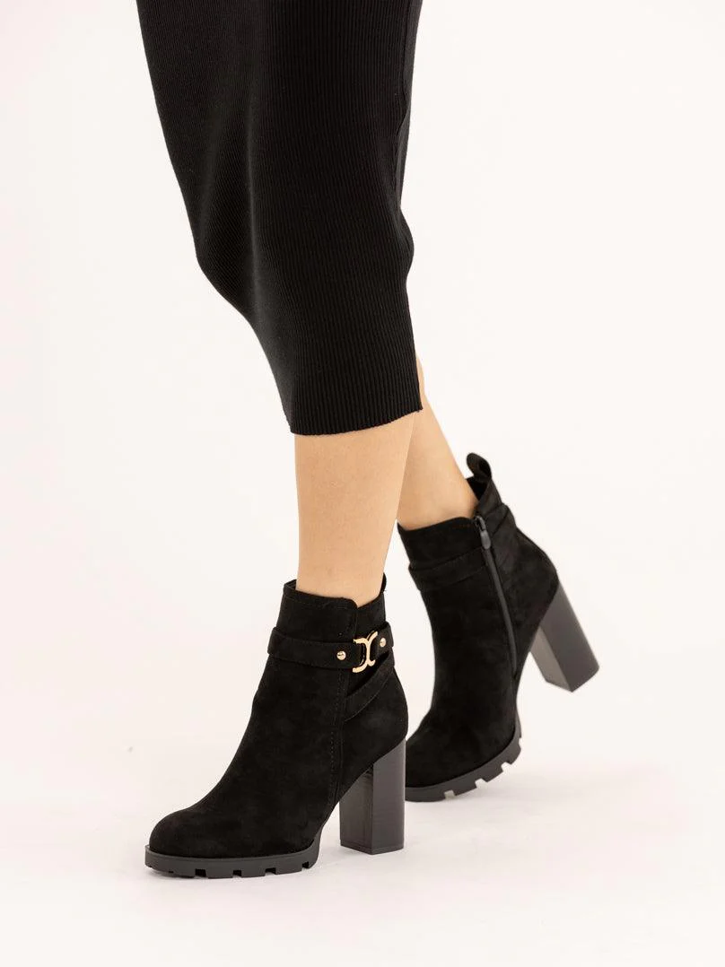 Bottines à talons hauts en daim - Image 6
