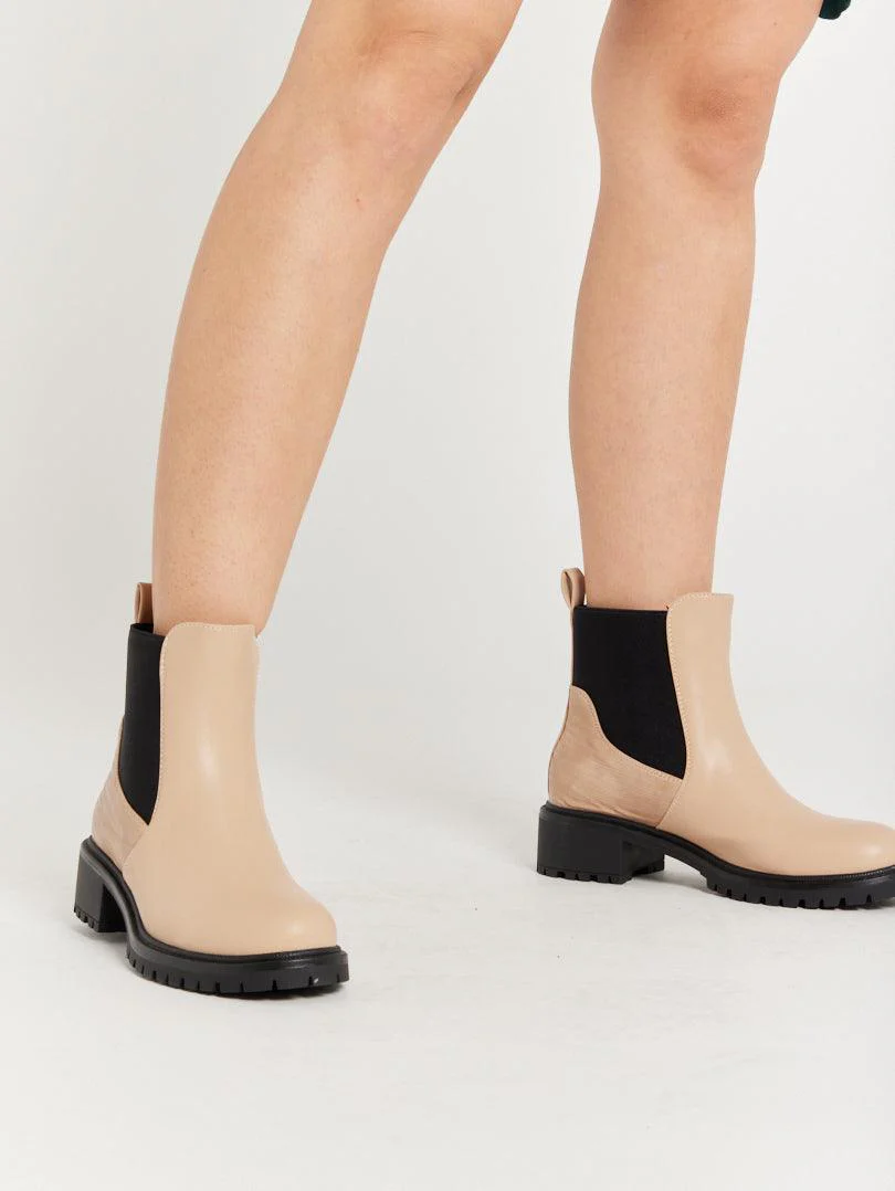 Bottines cavalières en simili cuir - Image 6
