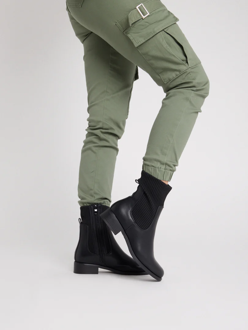 Bottines chaussettes chelsea - Image 2