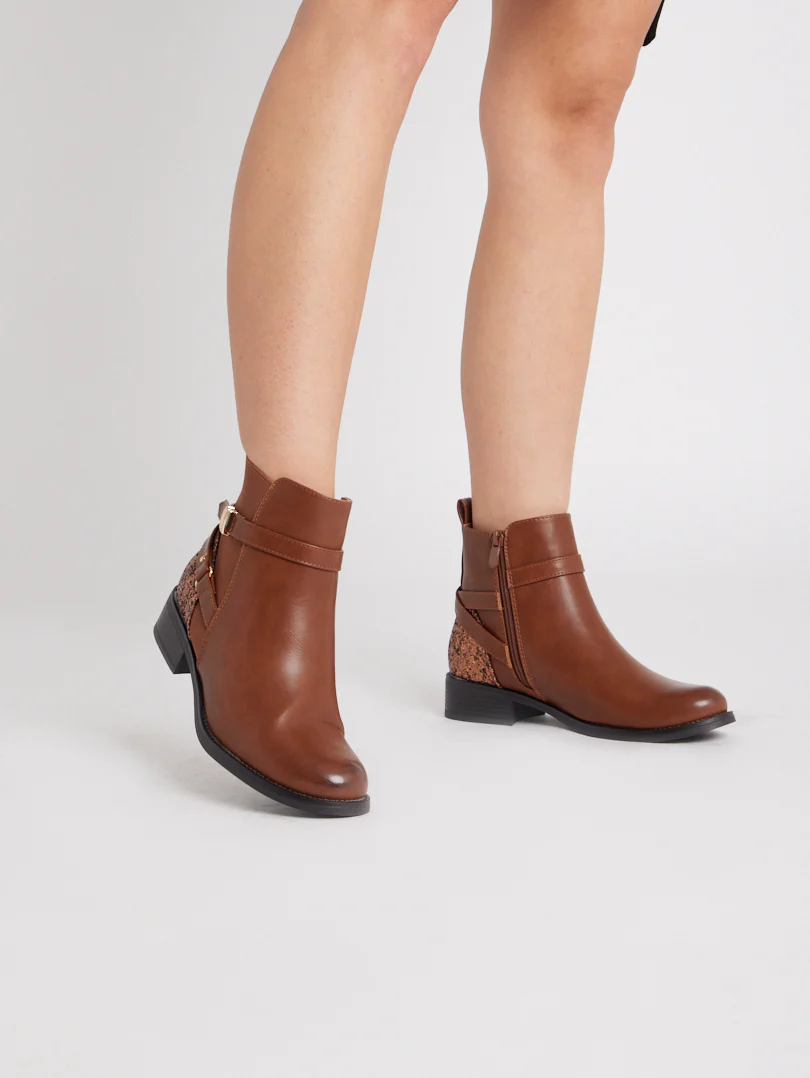 Bottines détail paillettes - Image 7