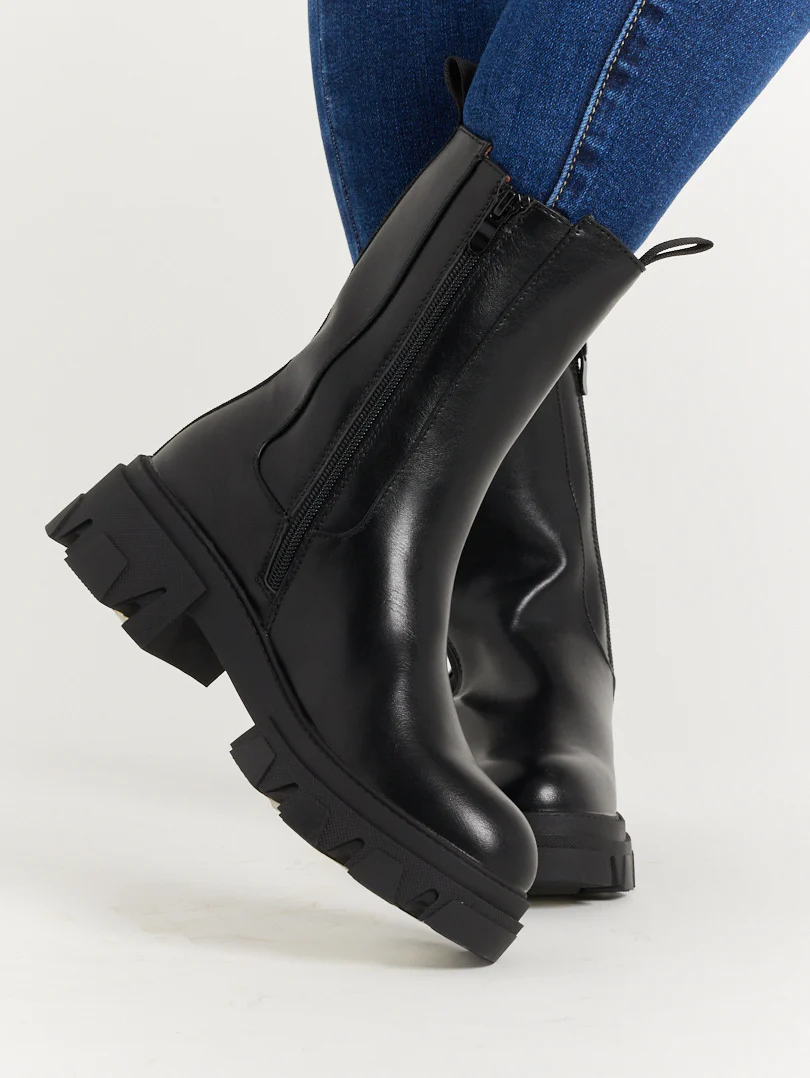 Bottines hautes cognac - Image 11