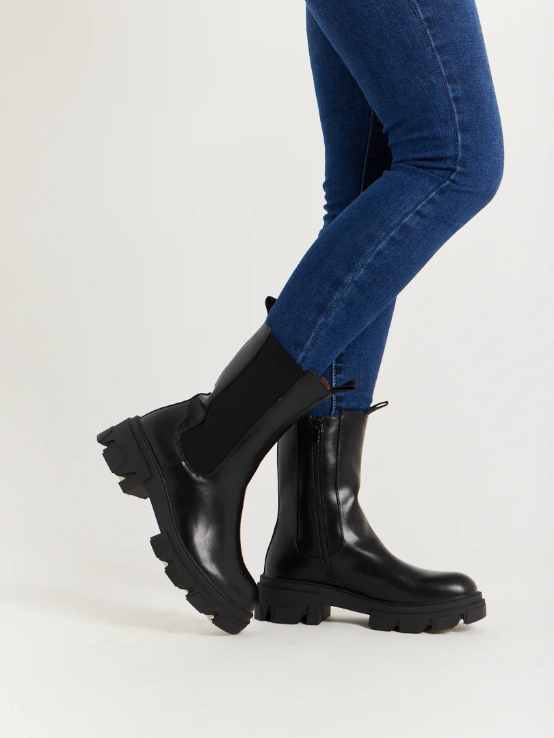 Bottines hautes cognac - Image 9