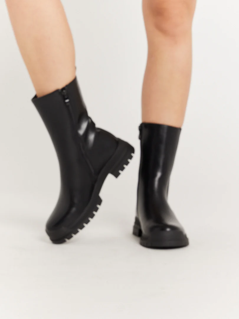 Bottines mi hautes beiges - Image 10