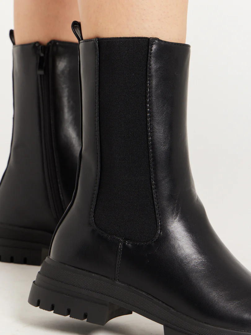 Bottines mi hautes beiges - Image 12