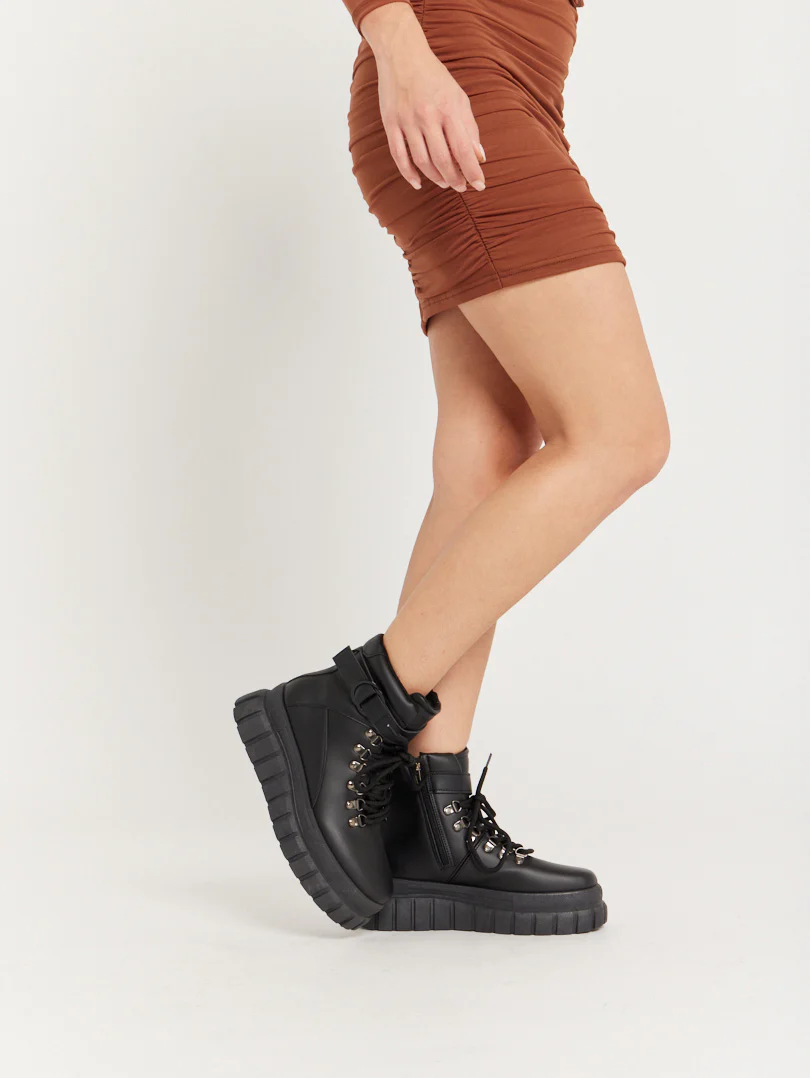 Bottines militaires à plateformes - Image 5
