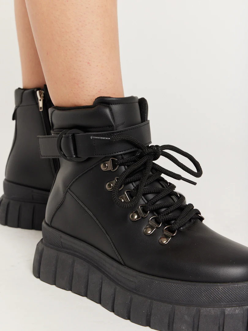 Bottines militaires à plateformes - Image 8