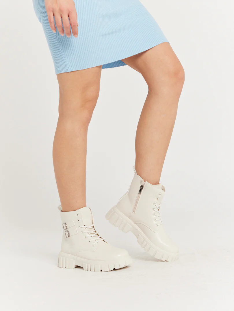 Bottines militaires avec sangles - Image 11