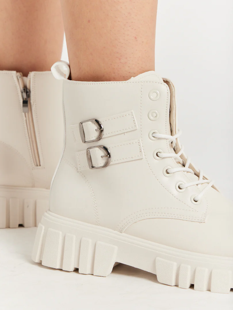 Bottines militaires avec sangles - Image 12