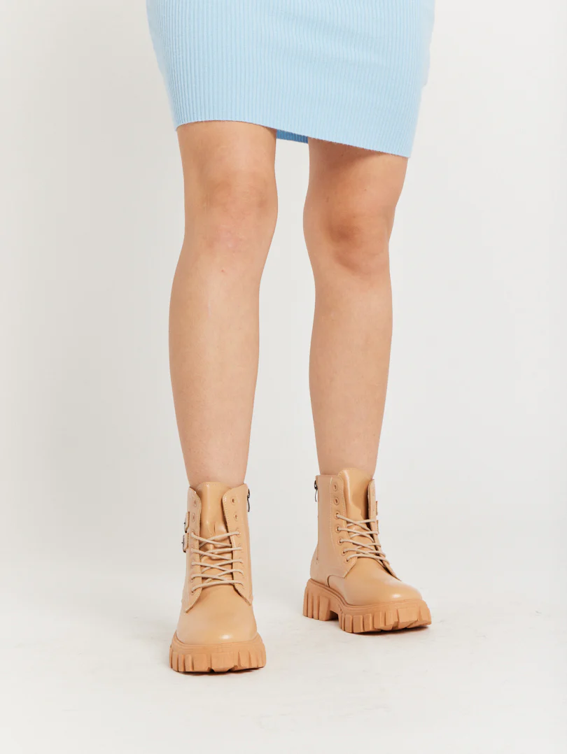 Bottines militaires avec sangles - Image 6