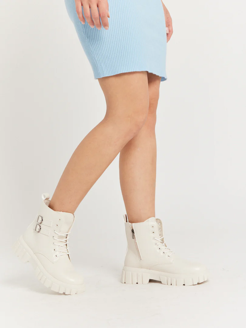 Bottines militaires avec sangles - Image 9