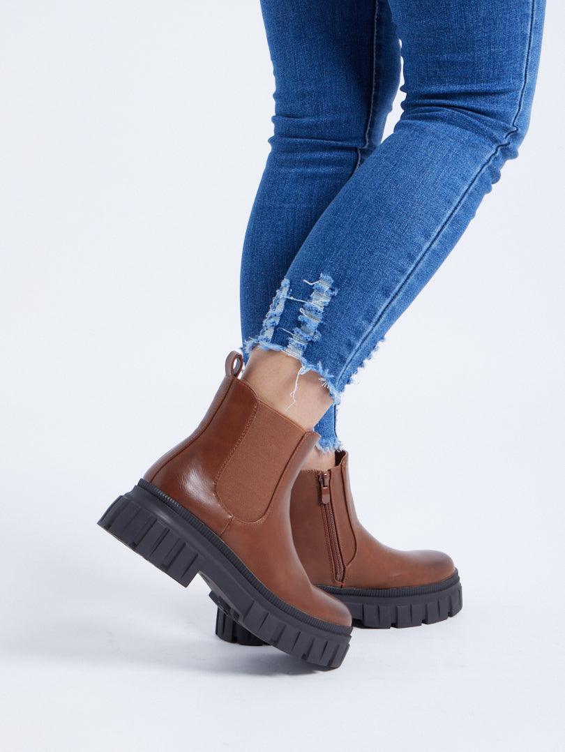 Bottines plateforme crantée - Image 4