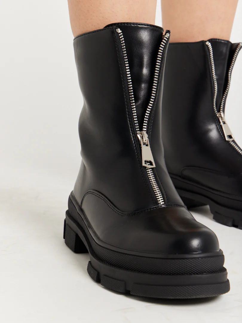 Bottines rain boots avec zip avant - Image 12