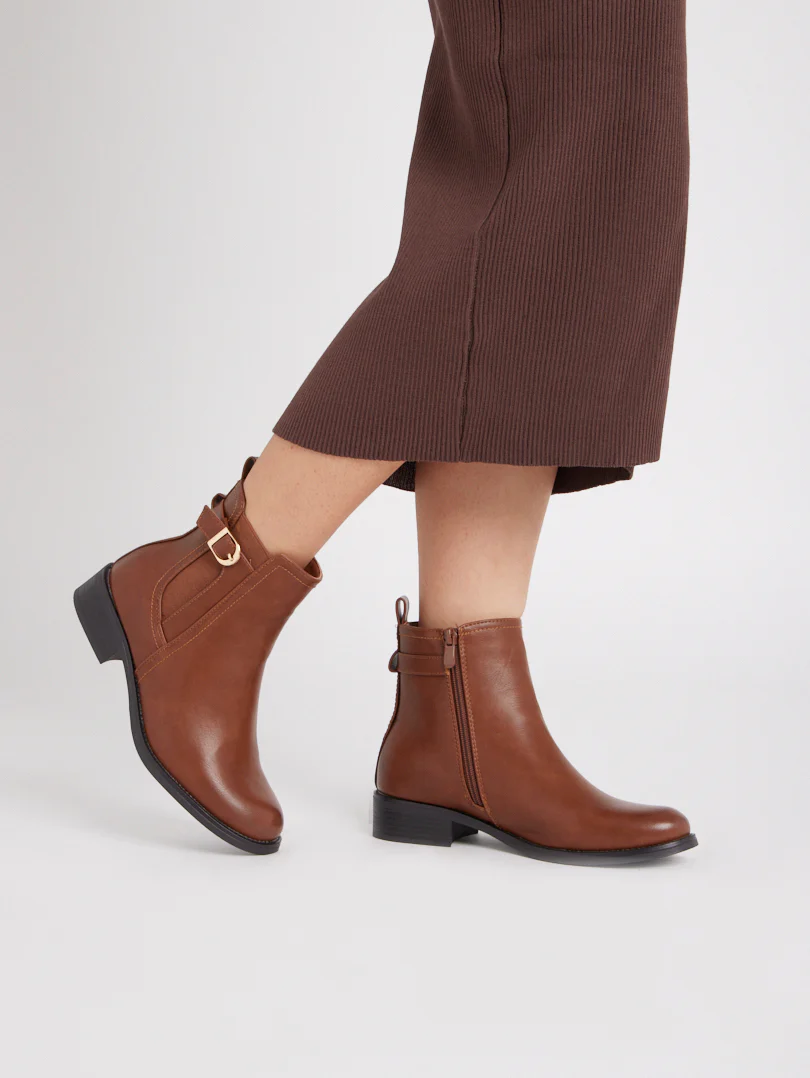 Bottines style cavalière