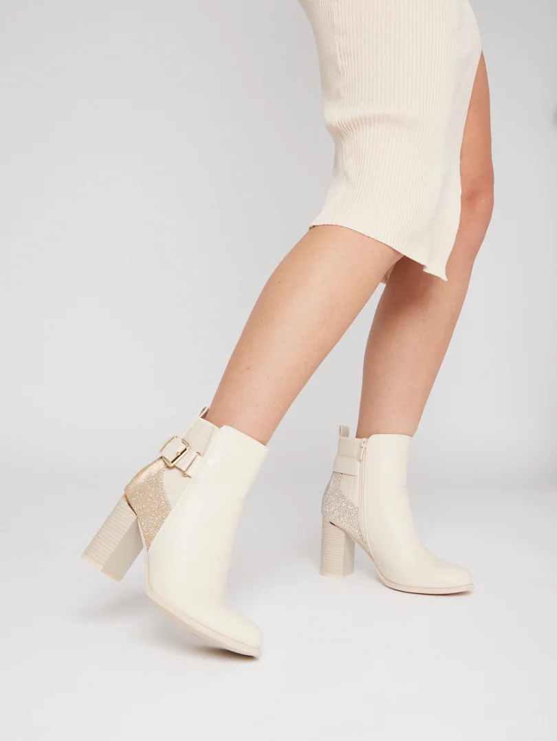 Bottines talons hauts carrés - Image 3