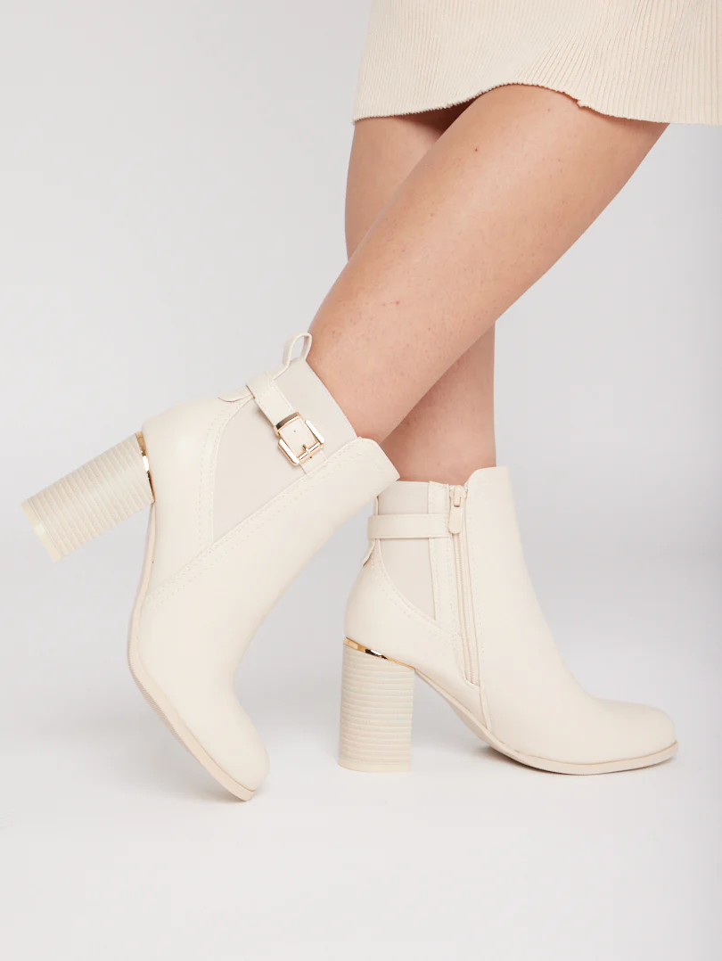Bottines talons hauts carrés - Image 10