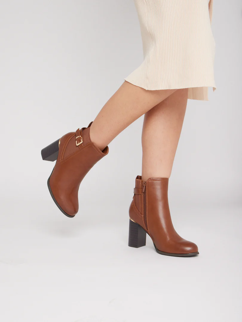 Bottines talons hauts carrés - Image 11