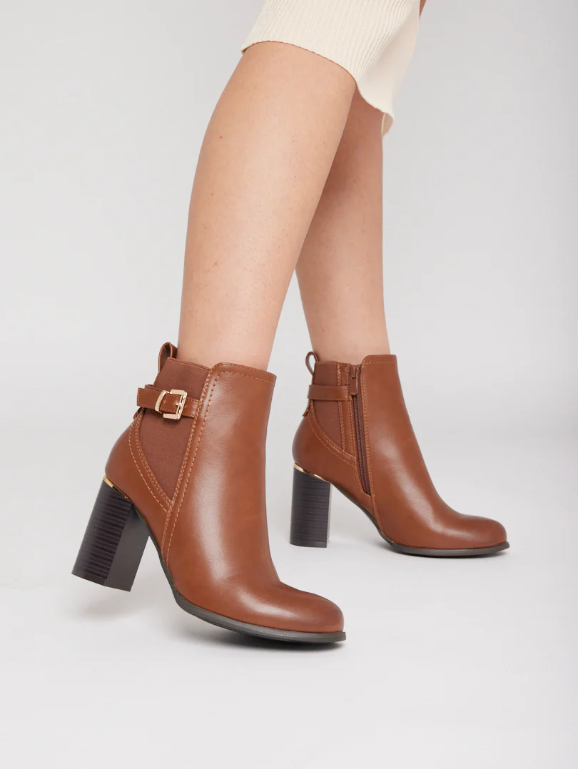 Bottines talons hauts carrés - Image 14