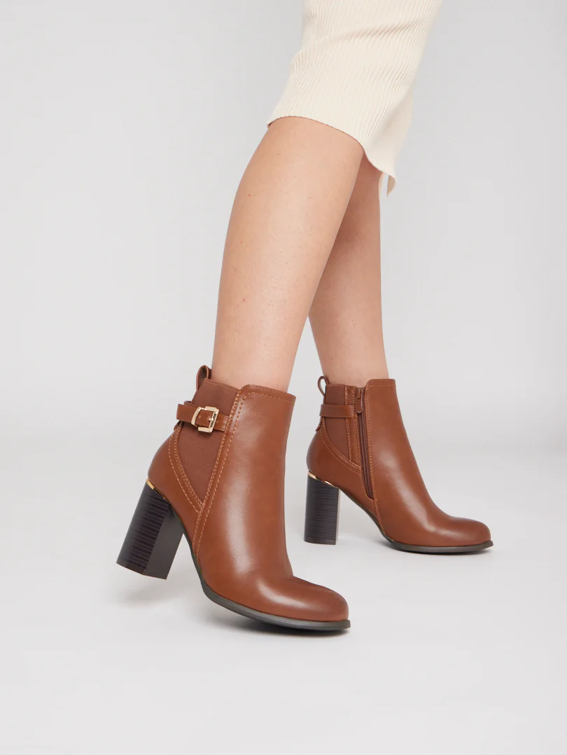 Bottines talons hauts carrés - Image 15