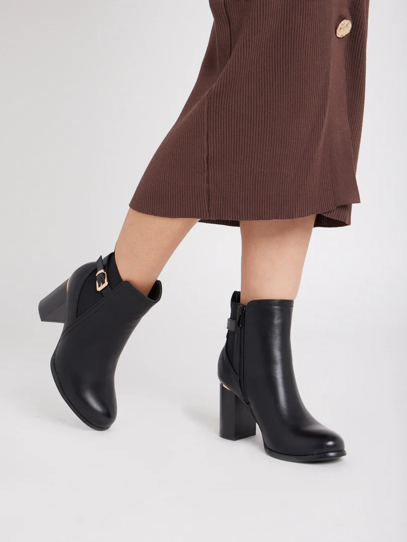 Bottines talons hauts carrés - Image 3