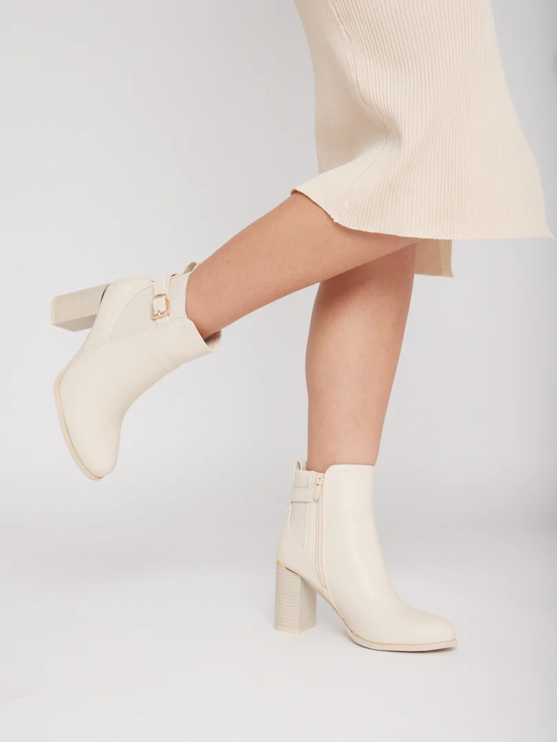 Bottines talons hauts carrés - Image 6