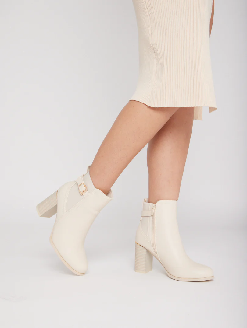 Bottines talons hauts carrés - Image 8