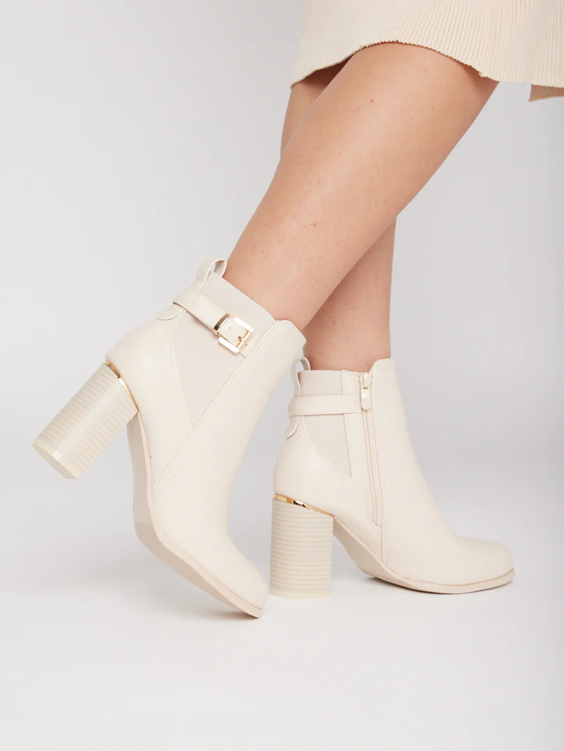 Bottines talons hauts carrés - Image 9