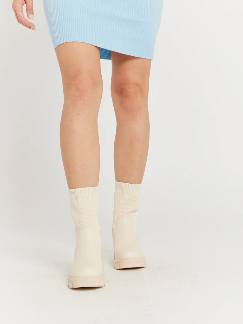 Bottines tendances bi matière - Image 6