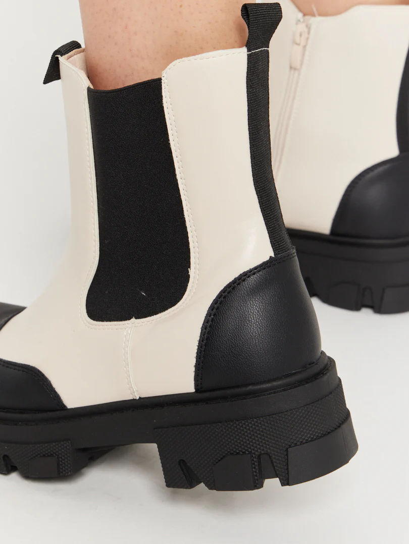 Bottines XL en simili cuir - Image 4