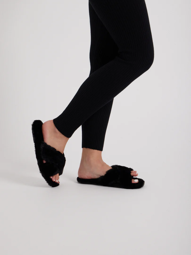 Chaussons mules en fourrure - Image 9