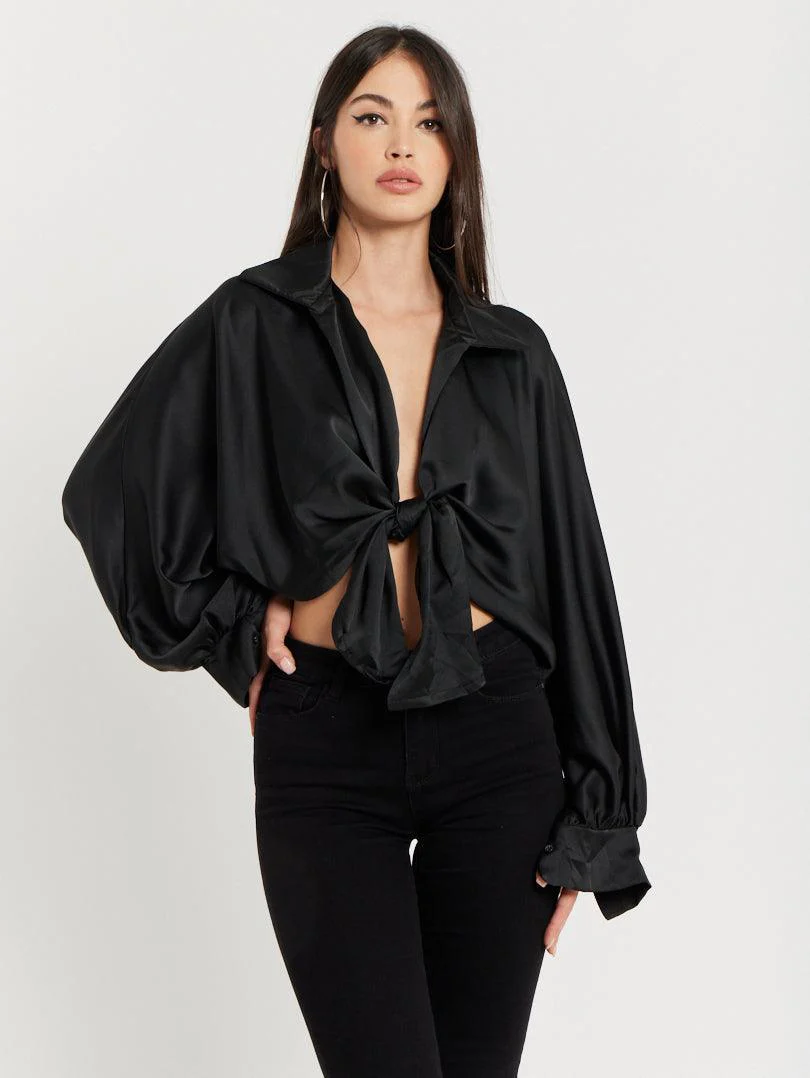Chemise ample à nouer - Image 15